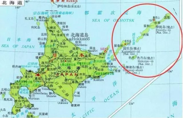 中国の地図にも北方領土は日本領土だけどロシア占領と書かれている Togetter