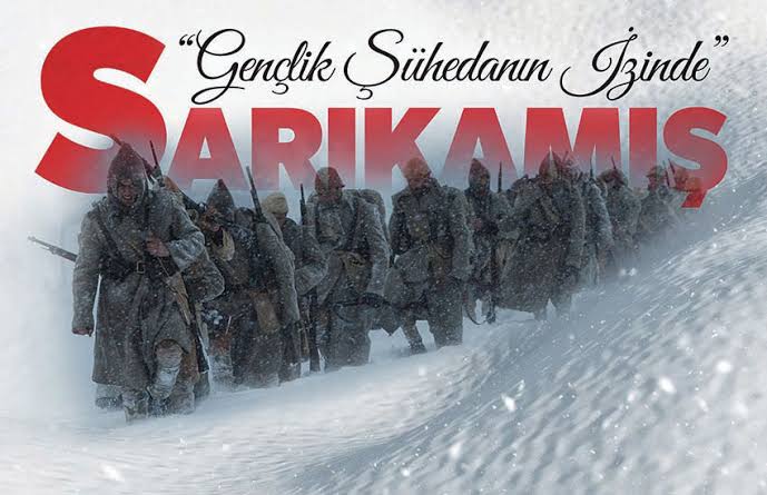 Öyle bir üşüdün ki ebediyen yanmazsın diyordu şair. 
Vatan için kefenleri kar olan kahramanlar.