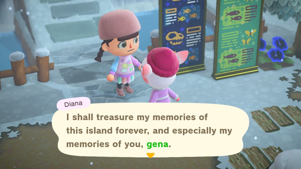 eggudon1's tweet image. Diana is moving away.. 
#AnimalCrossing #ACNH #NintendoSwitch