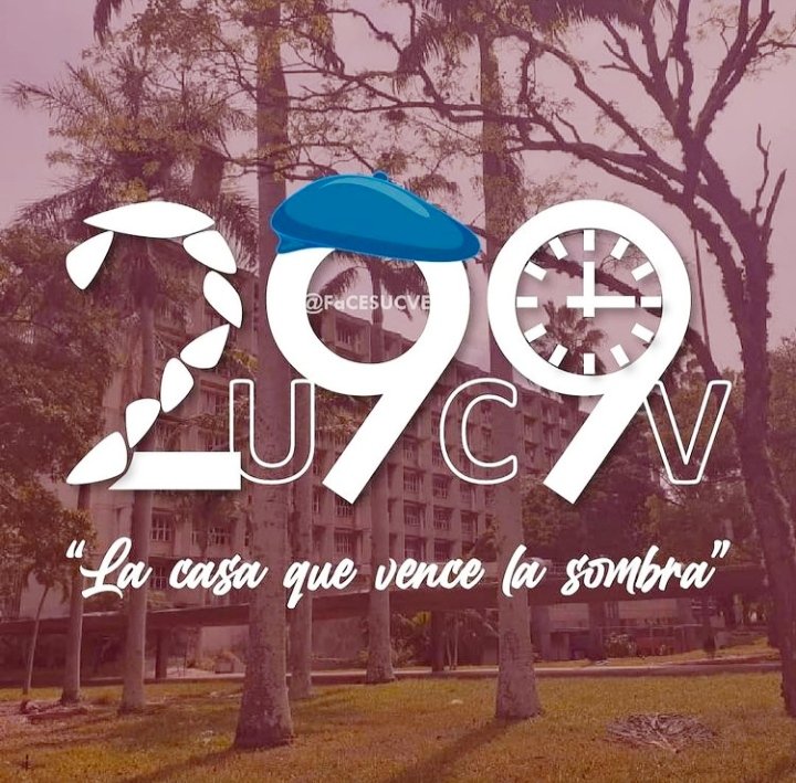 RafleMontano's tweet photo. Mi amada UCV está de cumpleaños 299 años, gracias por permitirme ser parte de tu historia... https://t.co/FFXsTl5bfm