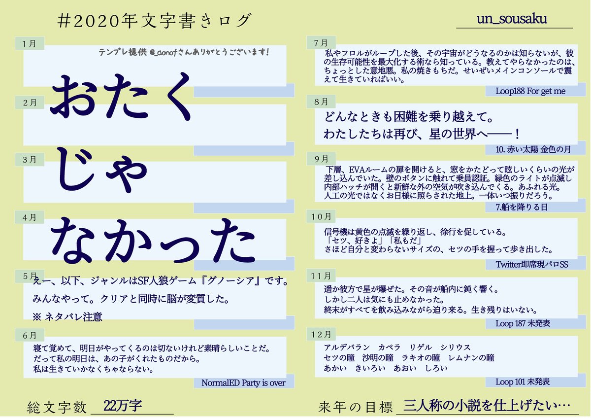 Un 年文字書きログ ちょっと ちょっと Sf人狼ゲームグノーシアに足を取られてな これ眺めるの楽しいからみんな一次創作なのか二次創作なのかジャンル教えてくれたら嬉しい テンプレお借りしました ありがとうございます Un 年文字書きログ ちょっと ちょっと Sf人狼ゲームグノーシアに足を取られてな これ眺めるの楽しいからみんな一次創作なのか二次創作なのかジャンル教えてくれたら嬉しい テンプレお借りしました ありがとうございます