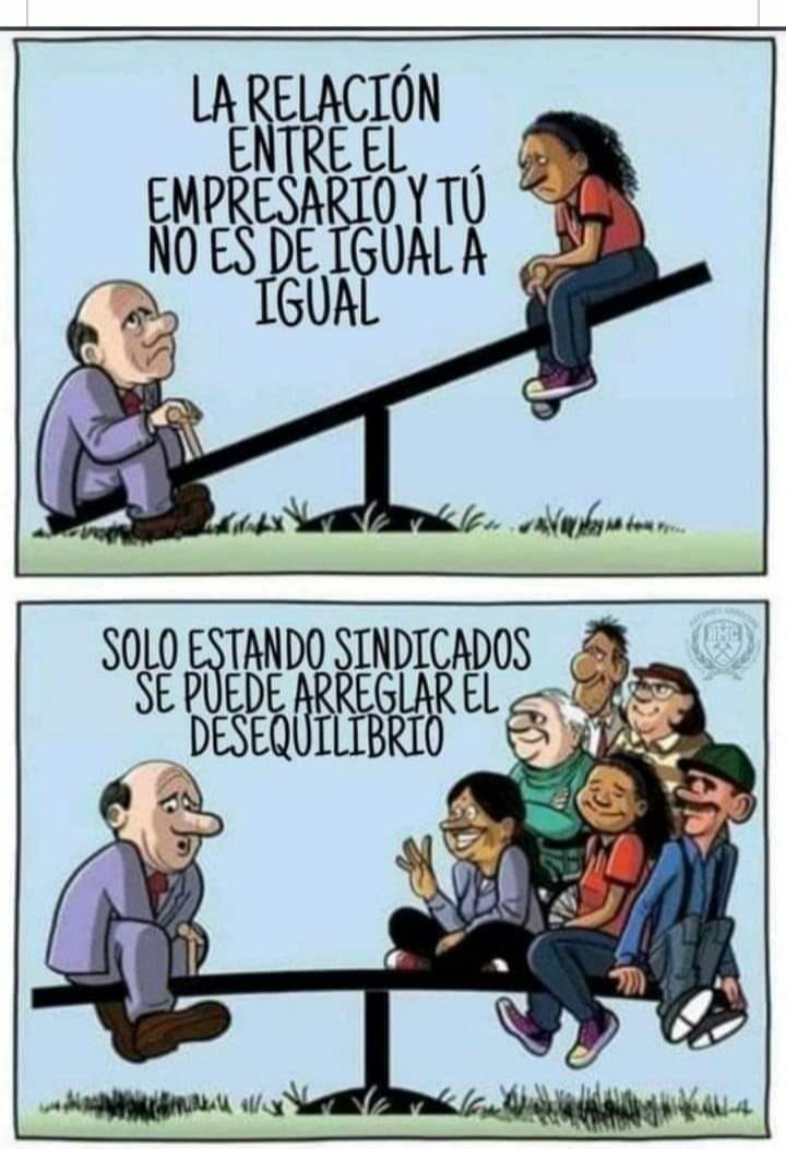 SCalidda's tweet photo. ⚠️ ¿Te dijeron que los Sindicatos no servían? https://t.co/o3jZwykD8g