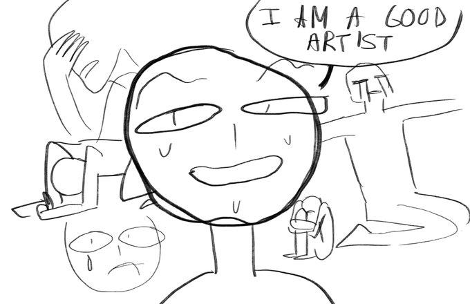 Me and my art today: 