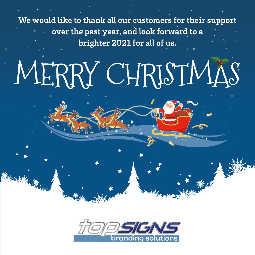 Thank you to all our customers for supporting us over the last year. Merry christmas and look forward to working with you again in 2021! #merryxmas #thankyou #xmas2020  #signmaker #hexhamsignage