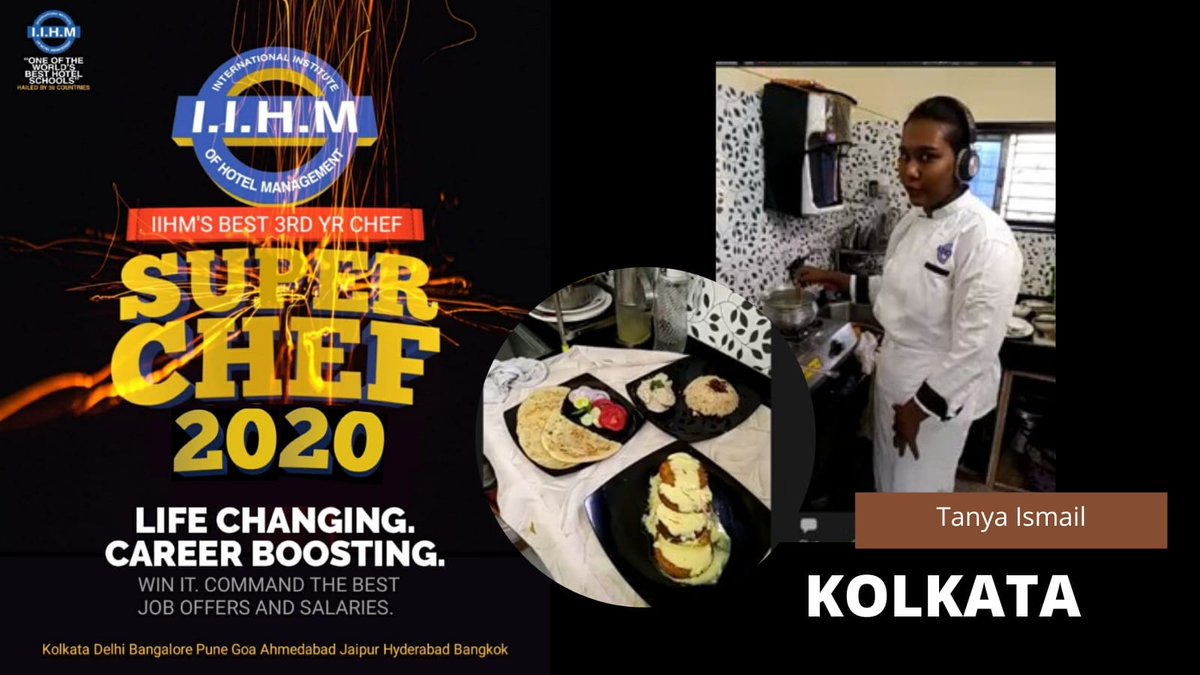 ria_work's tweet photo. #RT @IIHMHOTELSCHOOL: Behold as ladles go to battle at the Super Chef IIHM Kolkata chapter, #ForwardTogether Young chefs putting their best dish forward!

#CulinaryDiplomacy #CulinaryCorridor #KitchenCorridor #HopeOlympiad #iihmbest3years #iihmhotelschoo… https://t.co/3Z7Sq98XCB