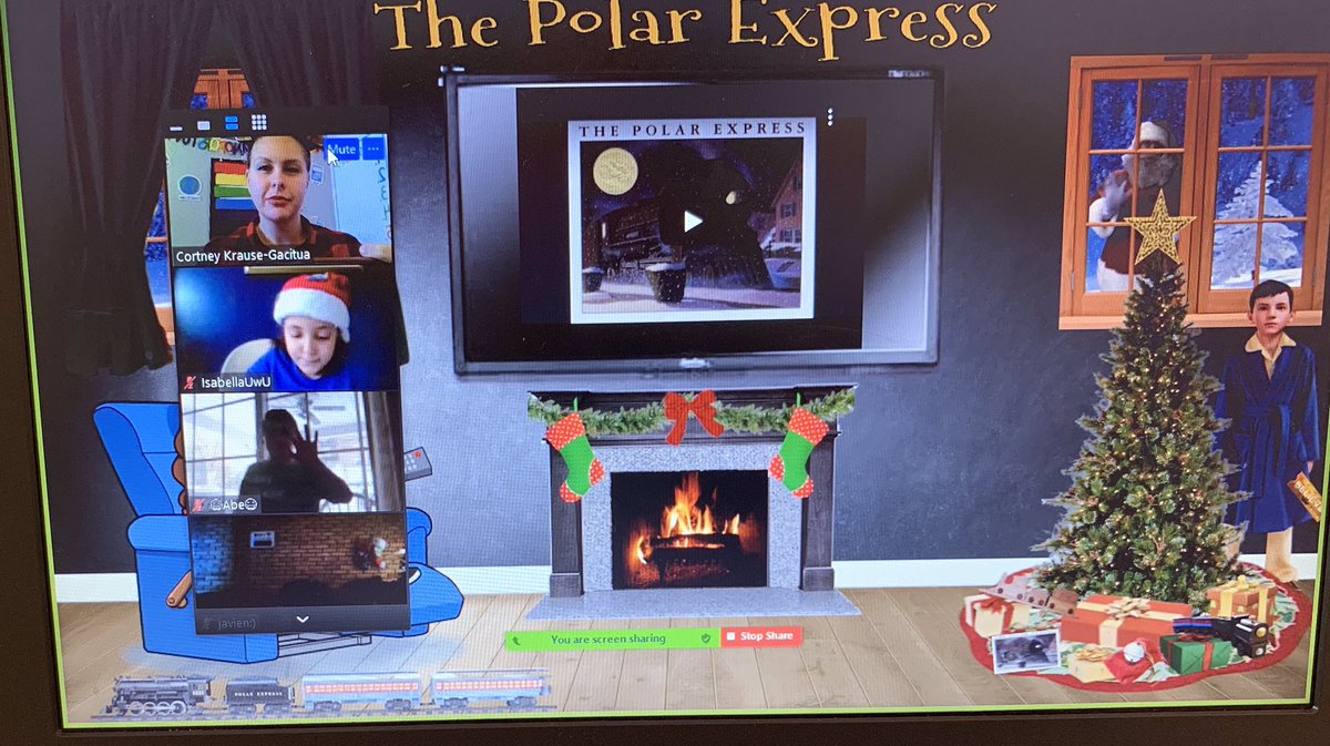 Winter scavenger hunt w/ Ritter’s 4th grade in Ms. K’s  class on zoom! #ASDCommittedToExcellence