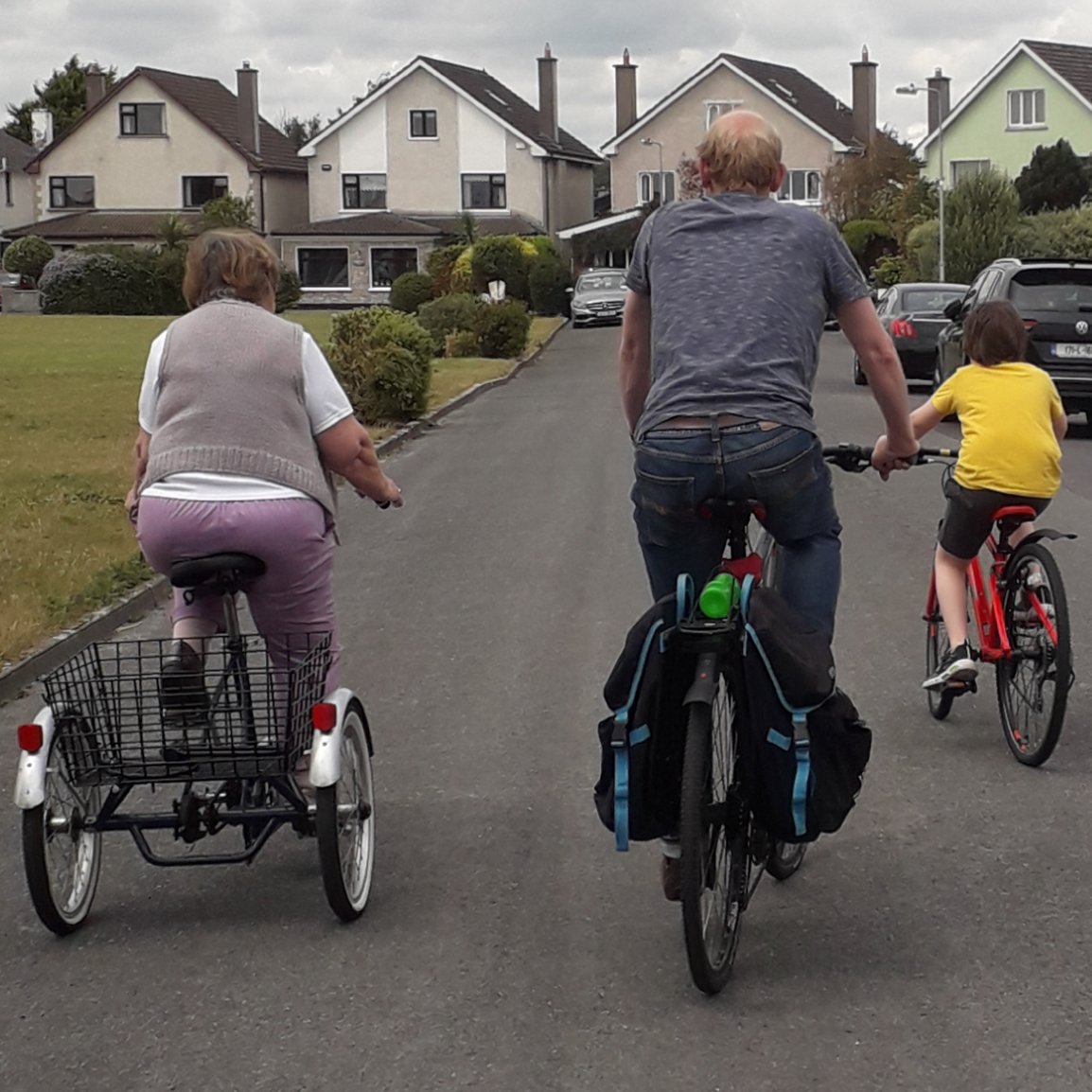 Bringing joy and busting myths were Mrs. Marie Silke, her friend, Mary Farrell, and the entire Silke family, who continue to prove that age is truly just a number when it comes to keeping active in  #Galway. Less traffic, more trikes is the future.   @SilkeRichard  #BETop10