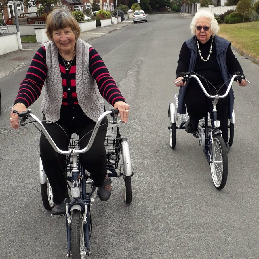 Bringing joy and busting myths were Mrs. Marie Silke, her friend, Mary Farrell, and the entire Silke family, who continue to prove that age is truly just a number when it comes to keeping active in  #Galway. Less traffic, more trikes is the future.   @SilkeRichard  #BETop10