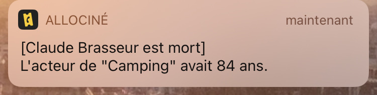 paulaubriat's tweet image. Soixante-cinq ans de carrière, quatre-vingt-dix films, deux Cesar. 
Qu’est-ce qu’il reste? Camping.