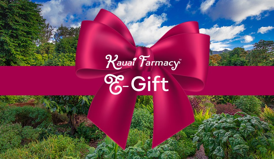 KauaiFarmacy's tweet photo. 🎁 Save 30% on EGifts over $100 now!🌿 - https://t.co/53s8rINSw9 https://t.co/gPMlLS4dNy
