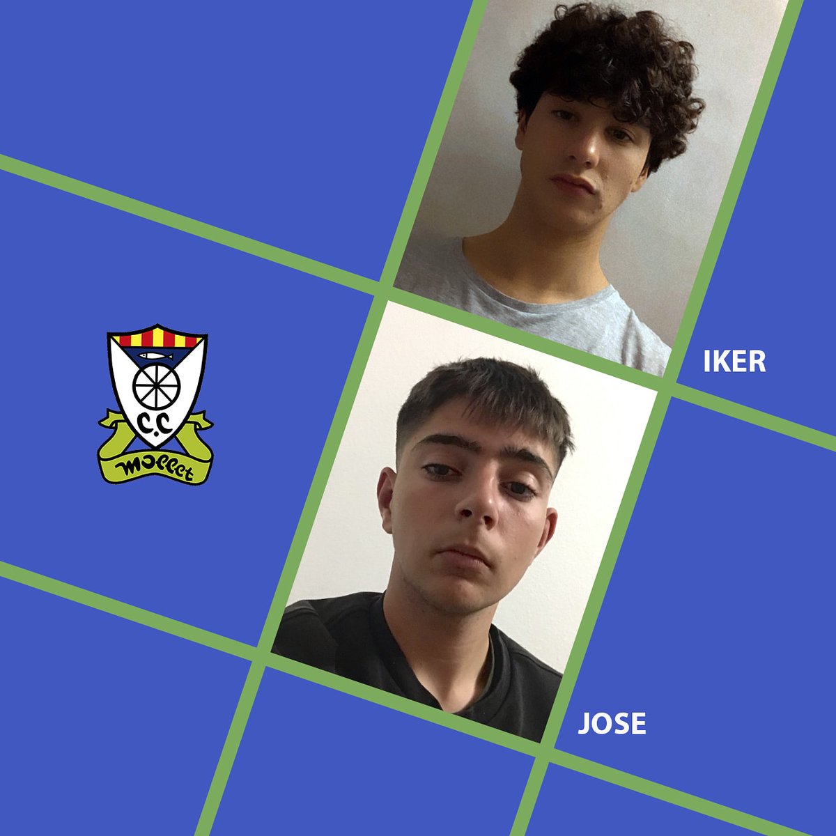 Con Iker y Jose ya hemos completado y desvelado a los componentes de equipo junior C.C. Mollet