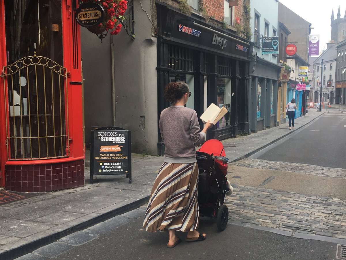 Our own  @ClareCoCo was quick off the mark with the Ennis Mobility Plan in May. It gave residents and visitors alike some wonderful stress-free, noise-free, fume-free experiences - for young, old and everyone in-between @brendanredmond  #activetravel  #healthystreets  #BETop10