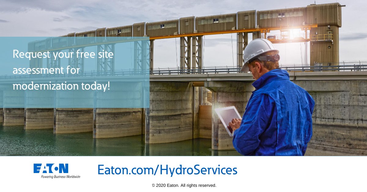 ETN_Electrical's tweet photo. The average #hydroelectric facility has been operating for over 65 years. Start your modernization plans with a free site assessment today! https://t.co/3keQt3lPVh
#RenewableEnergy https://t.co/fcFMYlfD6x