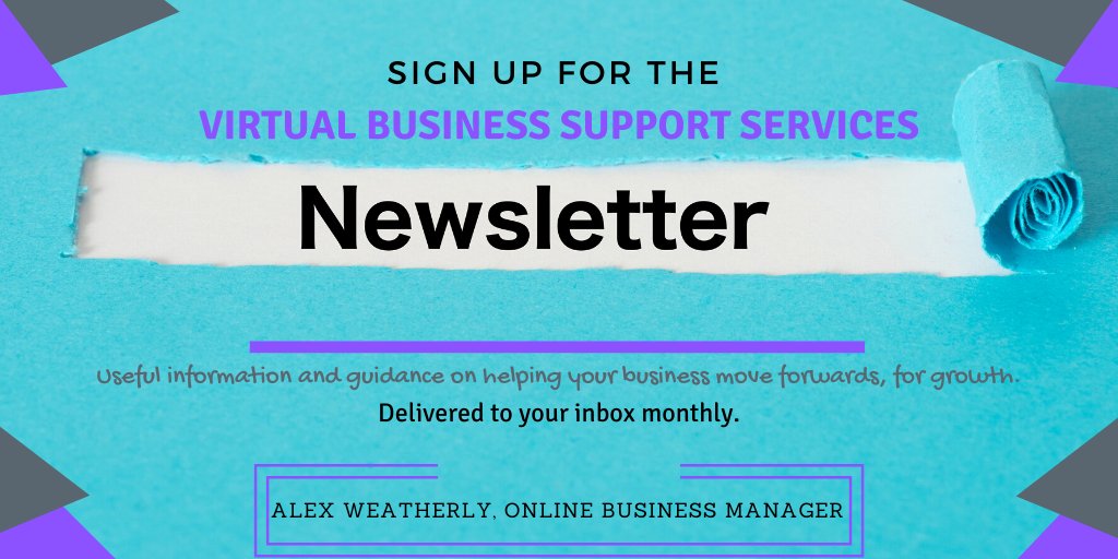 vbsupportuk's tweet photo. Sign up to the VBSS Newsletter for the latest blogs and Ask Alex feature. The last question was  'What data should I collect for my business?'  Sign up here: https://t.co/8KnaNWqAZM https://t.co/PU33SurpfW
