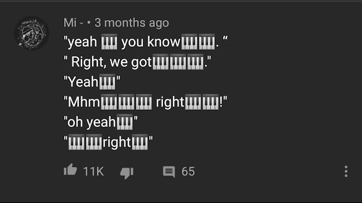 29. Another example is music: the notes becomes part of the language as exemplified by this hilarious comment (from )