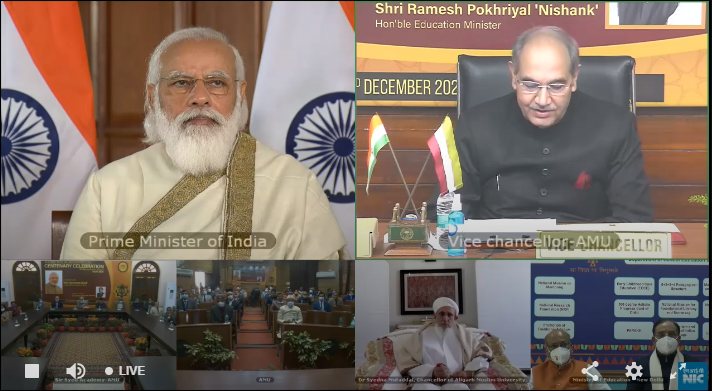 AMUofficialPRO's tweet photo. #Moments of Centenary Celebration #AMU @DG_PIB @PIB_India @PIBHRD @narendramodi @DrRPNishank @drharshvardhan @SanjayDhotreMP @ProfTariqManso1 @rashtrapatibhvn @AwasthiAwanishK @EduMinOfIndia @ugc_india @mygovindia @AMUNetwork @AmuPortal @AMUJournal @AMUAACA @QatarAmu @amualumni https://t.co/w4hSpI2Gbf