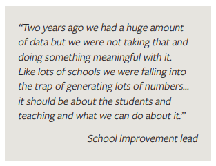 The Trust (formerly led by  @RosMcM who is also quoted) reflects how the previous systems had data for the sake of it, high workload and little impact. So they stopped.