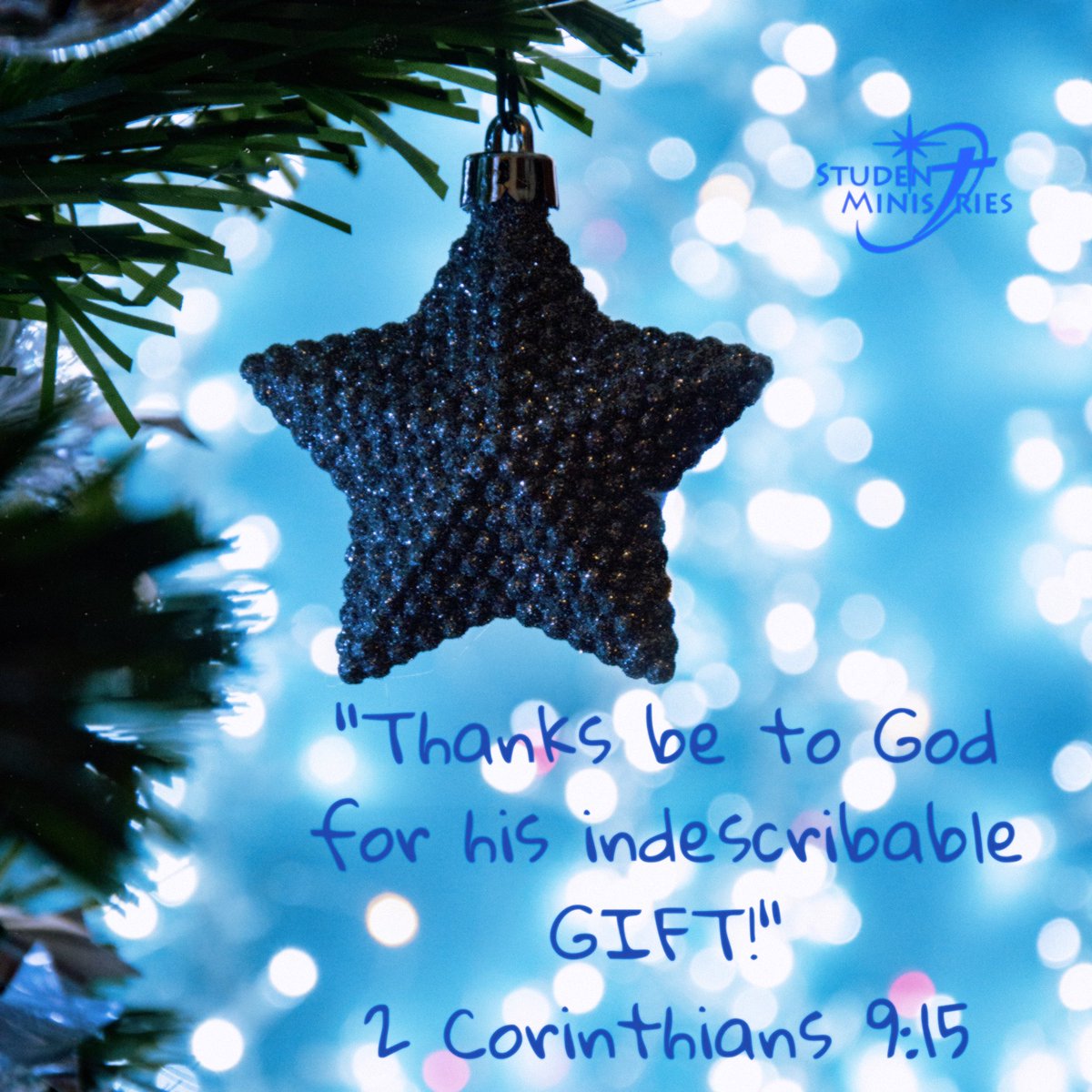 NLCstudents00's tweet photo. “Thanks be to God for his indescribable GIFT!” 2 Corinthians 9:15 #gift #thanksbetogod #2corinthians #jesuscool #christmas https://t.co/PgvfWjPb2x