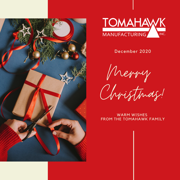 TomahawkMfg1's tweet photo. Wishing all of you and yours Happy Holidays, Merry Christmas and a Happy, Healthy and Prosperous 2021 and beyond, from the Team @TomahawkMfg1 
Celebrate the joys of the season! https://t.co/kDethfS8J9