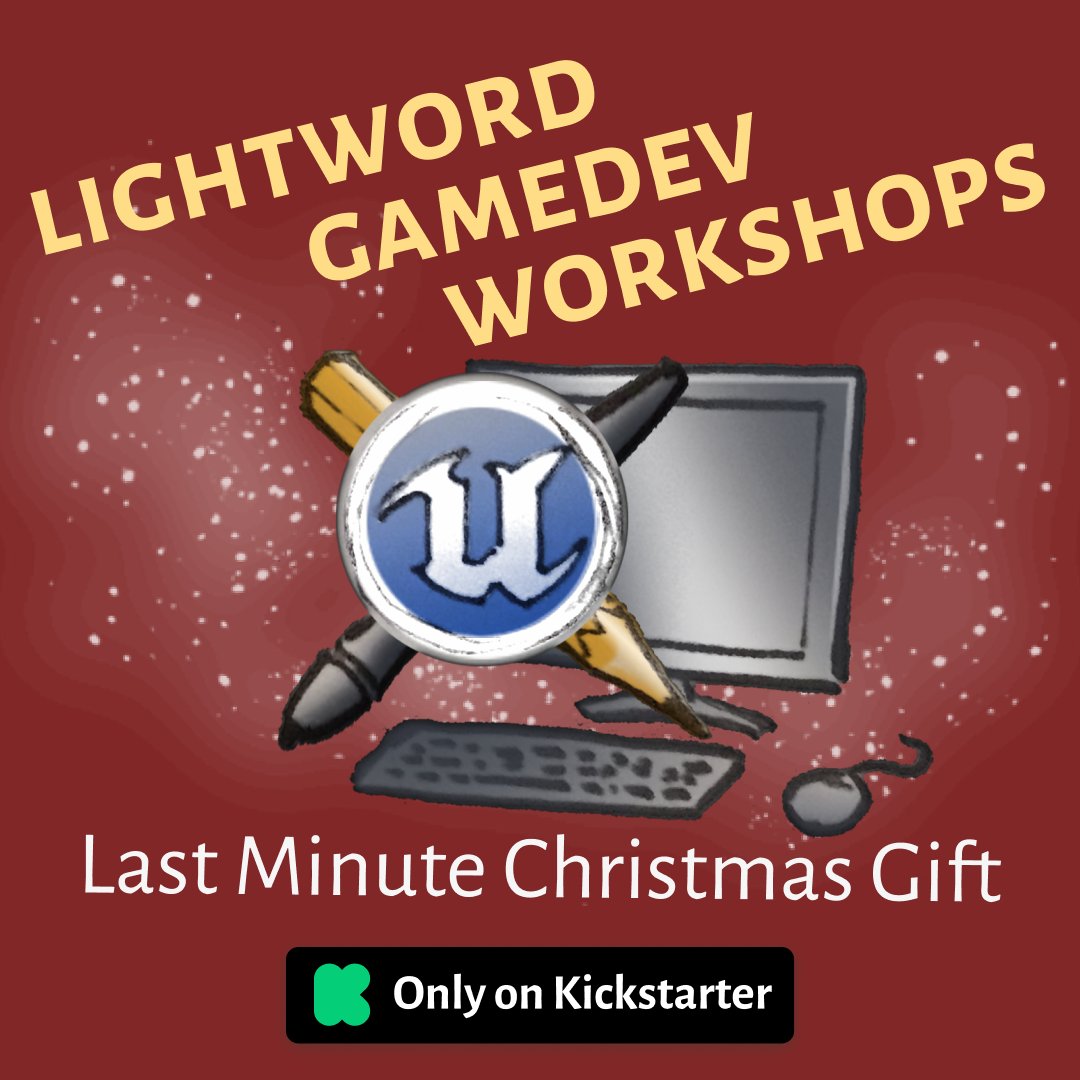 ONEof500_game's tweet photo. LAST MINUTE CHRISTMAS GIFT - Gamedev-Workshop Christmas Gift – 99€ (LIMITED to 50!)⁠
https://t.co/DMobkwyNGc 
⁠⁠
#oneof500 #oneof500_game #gamergifts #lastminutegift   #ue4 #madewithue4 #sketchingtutorial #gamecommunity #gameprogramming #gamedevlife #indiegamedevs #indiedev https://t.co/WCznGK83k9