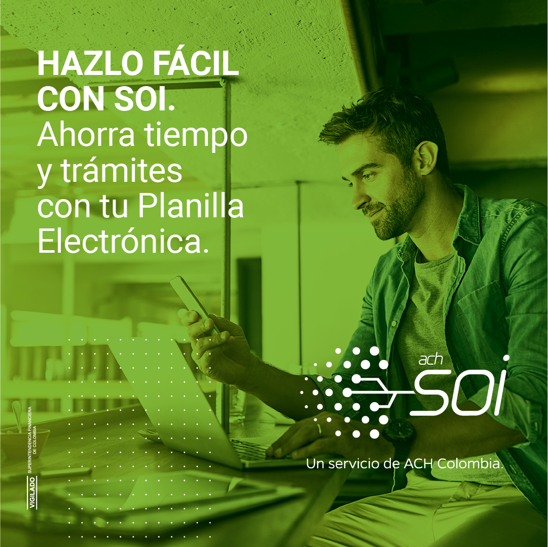 ACHColombia_'s tweet image. SOI está cerca y disponible para que finalices el año estando al día con tu seguridad social. Liquida y paga tu planilla aquí nuevosoi.com.co/persona 

#SeguridadSocial #FinDeAño #Liquidar