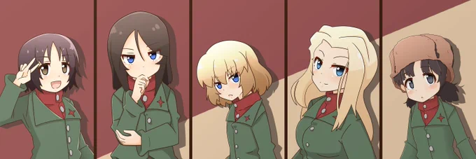 プラウダはいいぞ。
#ガルパン #プラウダ 
