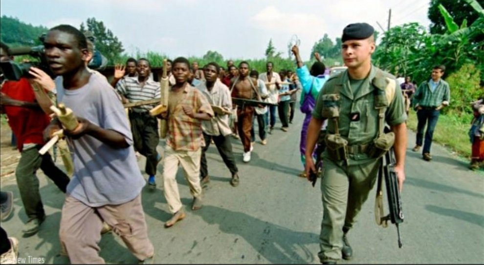 albcontact's tweet photo. #Rwanda 
While French journalist is about to face justice for Genocide Denial: we often tend to forget that if #Mitterand hadn't supported #Habyarimana with his military in 1990 till 94, the #Genocide against the #Tutsi would never had happened. There wouldn't have been 1M victms https://t.co/kzmL3S171j