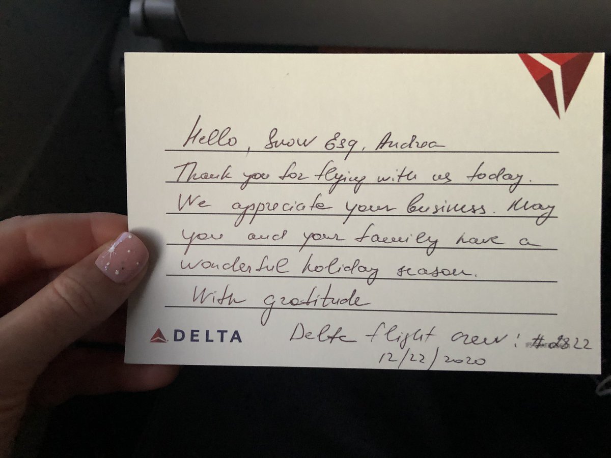 ArtimisinSC's tweet photo. When @Delta makes you feel extremely #valued as a #DiamondElite...😍🤩#SkyMilesLife #ThanksDelta https://t.co/ApbdbUKF05