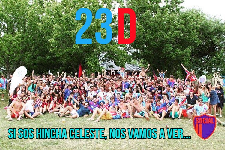 Mañana...
Predio...
Todos juntos, la banda, los jugadores...

Vos fijate

#23D #DiaInternacionalDelHinchaCeleste