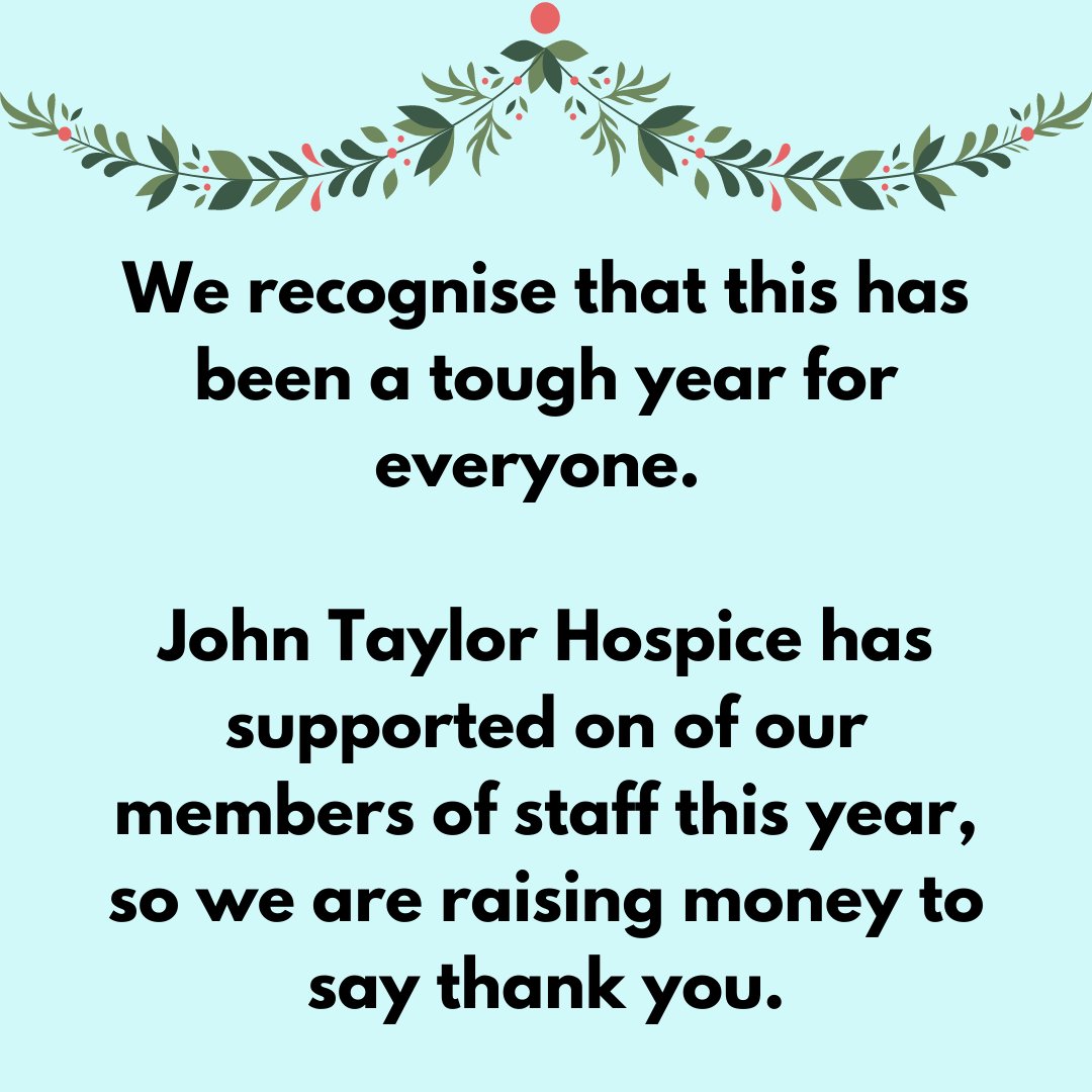 hallgreenhealth's tweet photo. We're raising money for @jthospice by doing a #Christmas Clothes Week! 🎅🎄🌟

We recognise that this has been a tough year for everyone. John Taylor Hospice has supported on of our members of staff this year, so we are raising money to say #thankyou

https://t.co/7Dj7hhWgPw https://t.co/rL6330RAIq