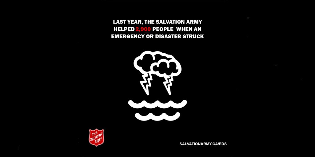 salvationarmy's tweet image. Answer: 2,900! 
Our emergency disaster services personnel are trained to provide practical support quickly and efficiently in response to evolving demand and play a critical role in building safe and resilient communities. @SalArmyEDSCan #7DaysofThanks