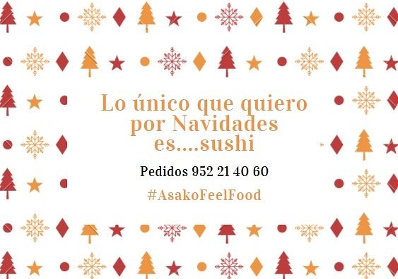 En Asako abrimos todo los dias Excepto Nochebuena y Nochevieja Haz ya tu reserva o tu pedido y celebra las fiestas Asako
#sushi #cocinafusion #sugerencia #delivery #takeaway #findesemana #nuevanormalidad #toquedequeda #sushilovers #SushiAdictos #sushidelivery #servicioadomicilio