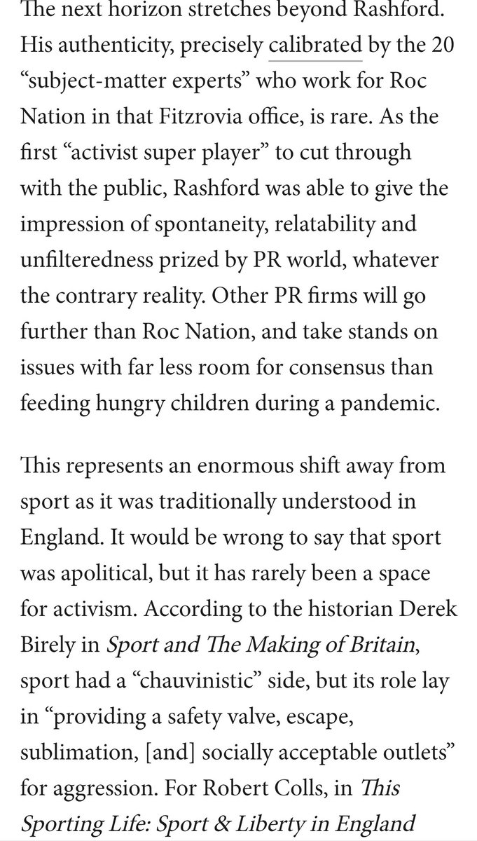 Rashford can't possibly care about helping children. Impossible. It's a grand plot by agencies to strip English football of its identity, making it woke, as a way to boost the stature of PR firms.