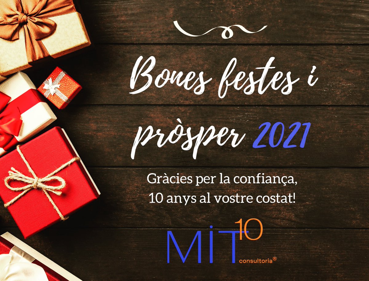 Just aquest any fem 10 anys!!  Gràcies per les oportunitats i per la confiança. Gràcies a l'equip, gràcies a la vida! <a href="/CONSULTORIAMiT/">Consultoria MiT</a>
