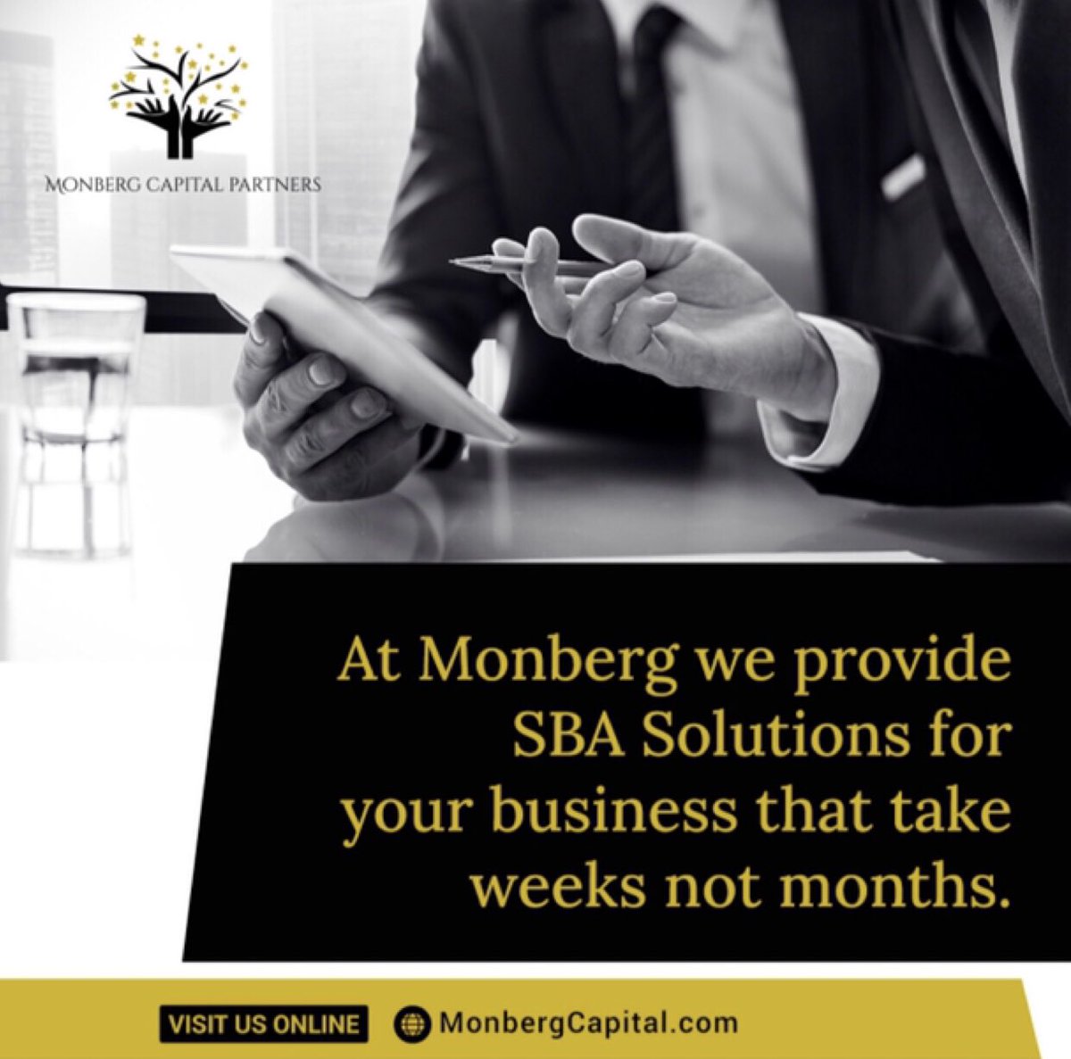 MonbergCapital's tweet photo. Did you know that SBA real estate loans typically charge lower interest rates than commercial real estate loans not guaranteed by the SBA, and they may also provide more flexible terms? 

Schedule an appointment today with our Real Estate Director today to discuss your options. https://t.co/iuxCmD4OB5