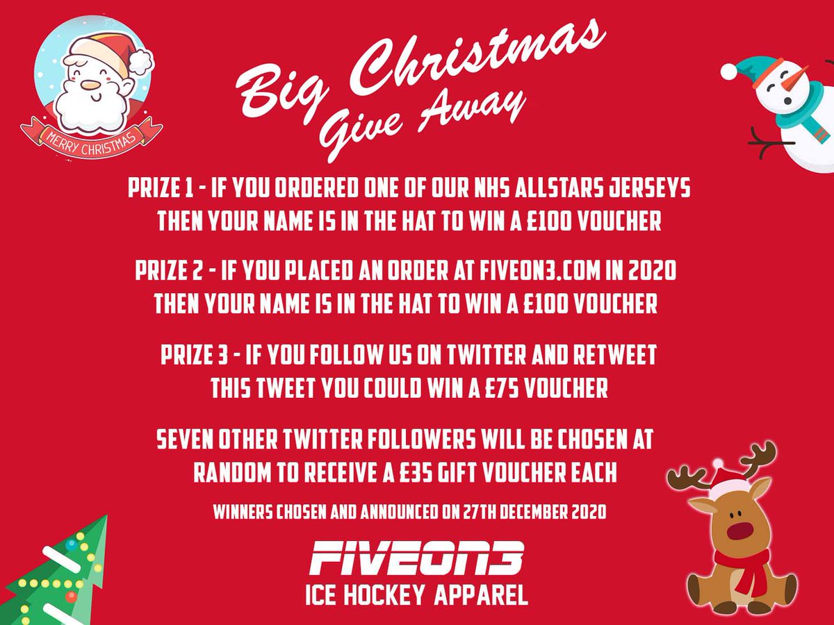 So here are the details of our Big Christmas Giveaway. 10 Winners and over £500 in prizes… Winners announced 27th December 2020. You gotta be in it to win it!! #MerryChristmas