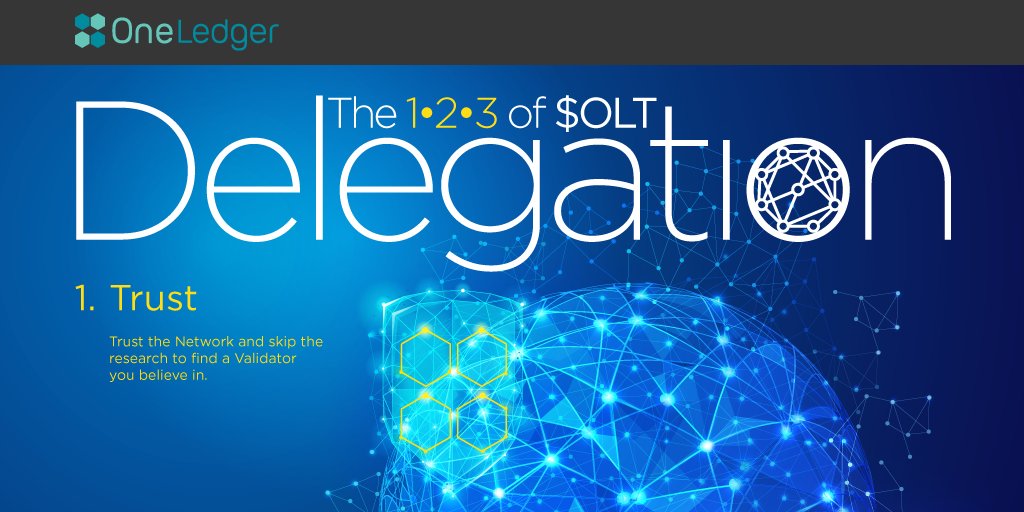 OneLedgerTech's tweet photo. What you should know! Our Network Delegation will let you #delegate directly to the network and not to a Validator. #Trust
$olt #delegation #networkdelegation #december31st #cryptocurrency #blockchain #oneledgertech https://t.co/WFcidzdaJ3