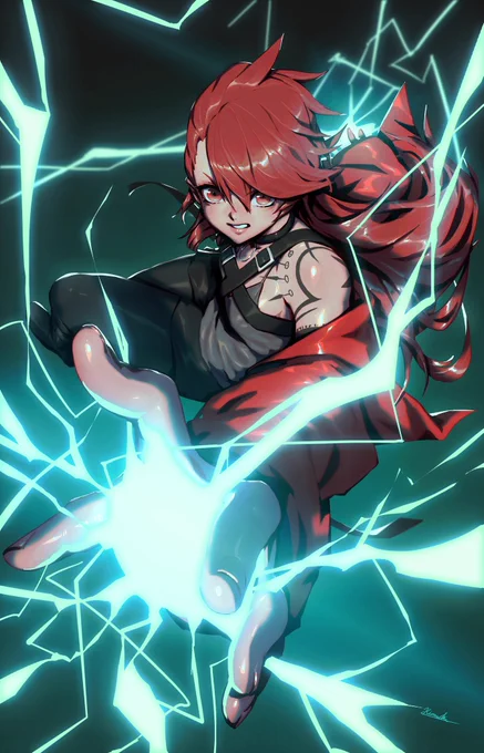 Ouroboros MoonさんのDakiniちゃんを描きました～!⚡️
Thank you for commission! 