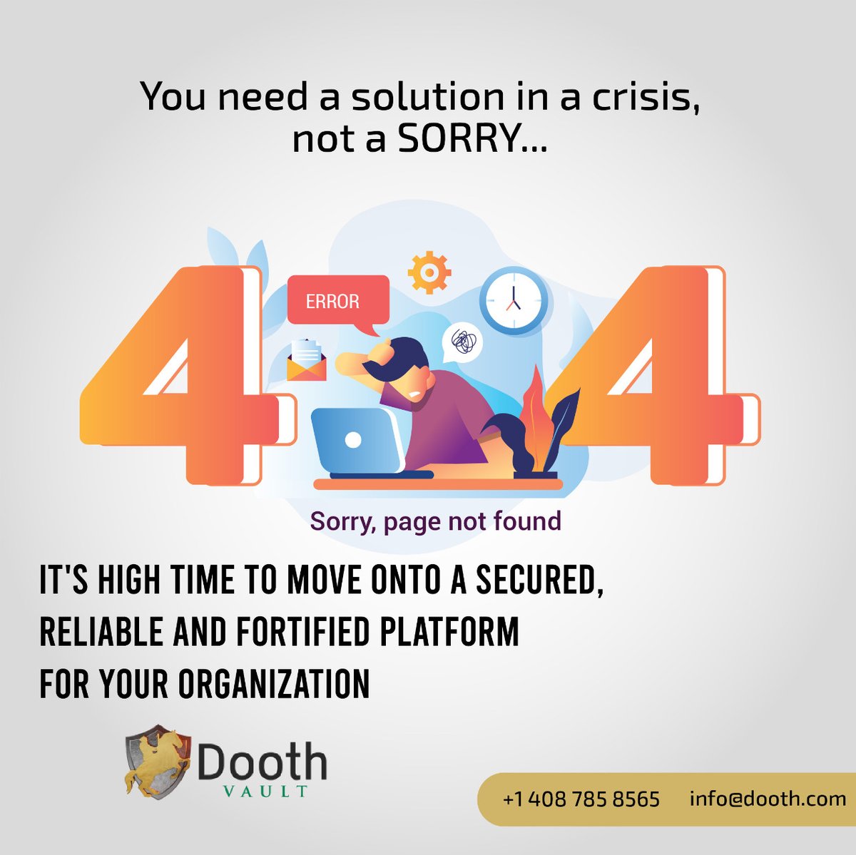 Dootpltd's tweet photo. You need a solution in a crisis, not a sorry!!
-Join Dooth Vault, a secured organizational suite for everything your organization needs.
Dooth - Be Confident. It's Confidential!
https://t.co/2aJ64cCRgt
#safeguarddata #dataprotection #datasecurity #dataprivacy #information https://t.co/YgZVd7yTrq