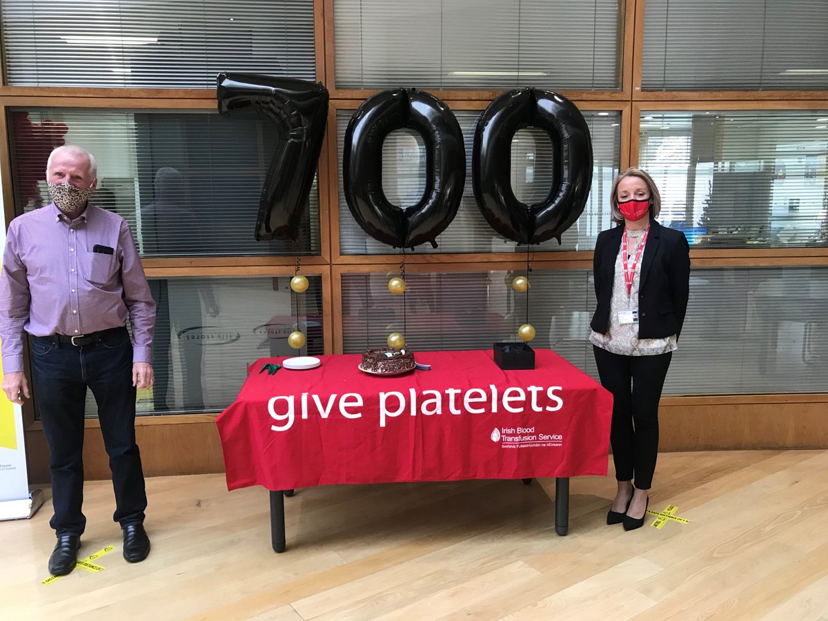 Congratulations to retired Garda Pat Maher from Coolock who just donated blood for 700th time to <a href="/Giveblood_ie/">Giveblood</a> !

This is the first time that anyone has hit this milestone with the Irish Blood Transfusion Service!