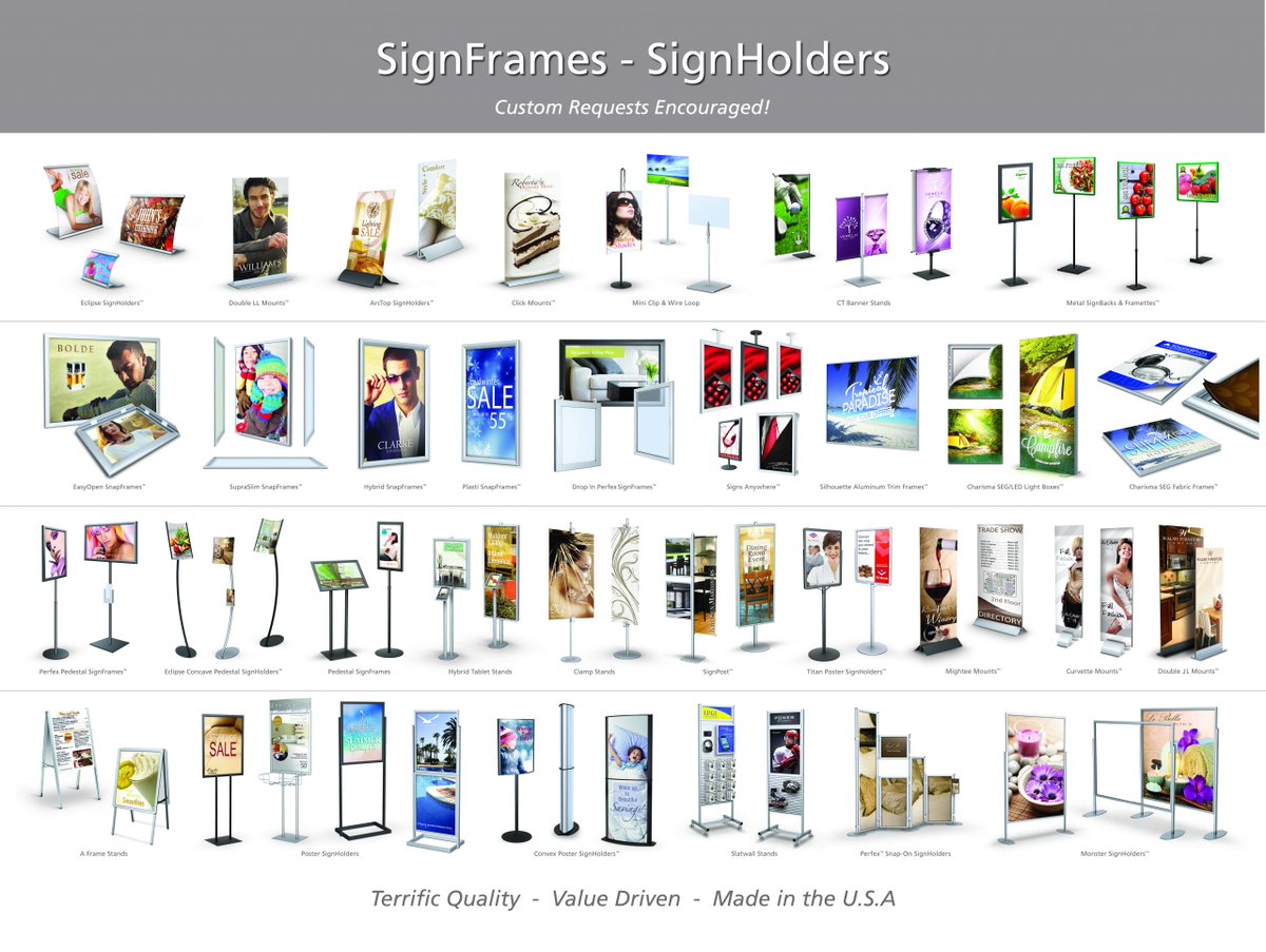 ExpressSignMan's tweet image. The average consumer is swayed by attractive, eye-catching displays.  How your product and displays are showcased make a difference in the foot traffic you will get in your retail location. signs123.com/product/retail…