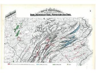 Carbon energy from "forests" 400 million years, trapped in anthracite fields, made the growth of NYC, Boston, Philly and Baltimore possible in the 19th century. Blue crescents in NE PA are anthracite.