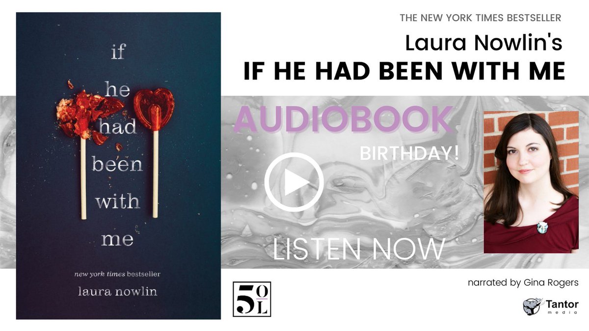 Happy Audiobook Birthday, <a href="/Laura_Nowlin/">Laura Nowlin</a>! #IfHeHadBeenWithMe <a href="/TantorAudio/">Tantor Audio</a> <a href="/SourcebooksFire/">Sourcebooksfire</a> @EditorALB