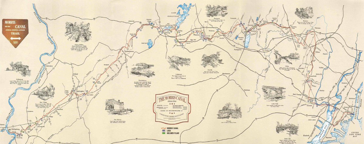 But how do you get anthracite to NYC or Philly? Canals. Lehigh Canal, Morris Canal, Schuylkill Canal brought anthracite to big cities. It also stimulated growth of canal towns in northern NJ and across SE PA.