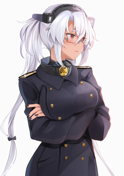 提督からコート借りた武蔵さん 