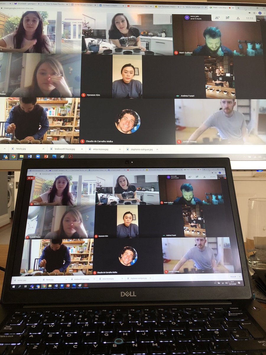 Thanks to <a href="/HEJCoffee/">HEJ Coffee</a> for organising the nationwide coffee cupping virtual EXPERIENCE today ☕️