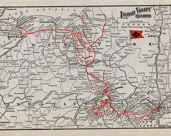 To get anthracite from coal fields to the canal required another marvel - the gravity switchback railroad. Second RR in the US. At Mauch Chunk, PA (now Jim Thorpe) the coal was transported to the Lehigh canal and railroad network.