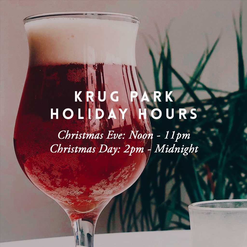Happy holidays! Check out our hours for this week... Christmas Eve: Noon-11pm &amp; Christmas Day: 2pm-Midnight.