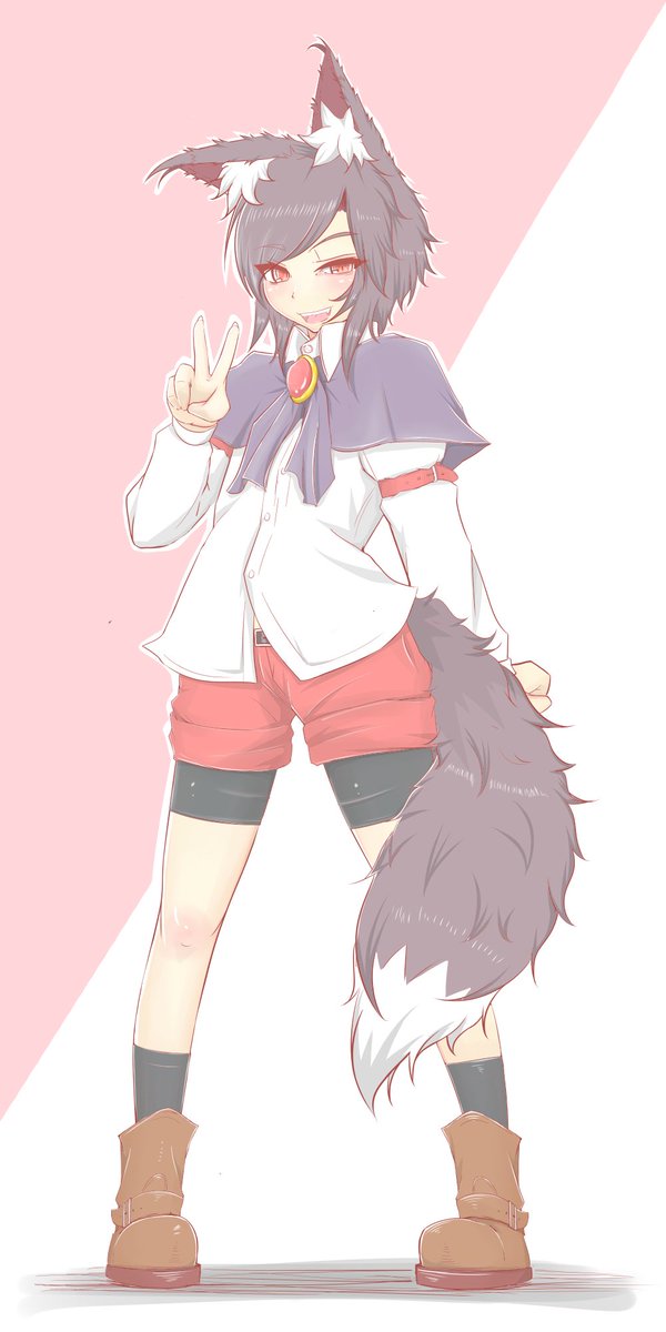 みんなで影狼くんを描いて育てていこうな 