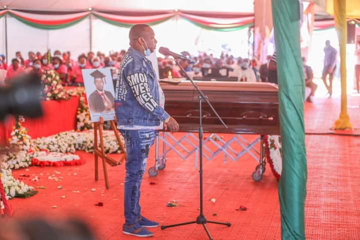 Earlier today, I attended the funeral service of my friend the late Machakos Senator Boniface Mutinda Kabaka who was laid to rest today at his Masinga home.